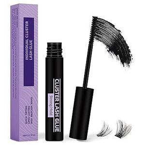 Lash Cluster Glue 10 Ml Lash Bond Black Long Retention Eyelash Glue For Personal